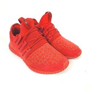 Adidas Tubular Triple Red Radial Red Mens Casual Sneaker Size 5.5 shoes
